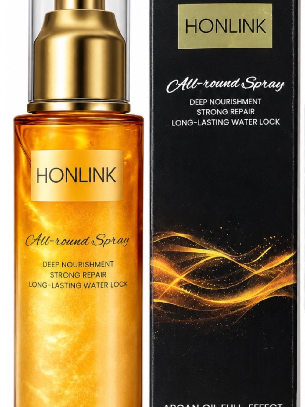 HONLINK Rosemary & Argan Leave-In Hair Oil Spray 90 mL (@3 oz) Exp 1/27/2029